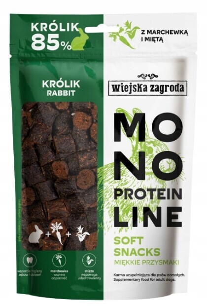 Wiejska Zagroda Monoproteinové měkké pochoutky Králík 115 g