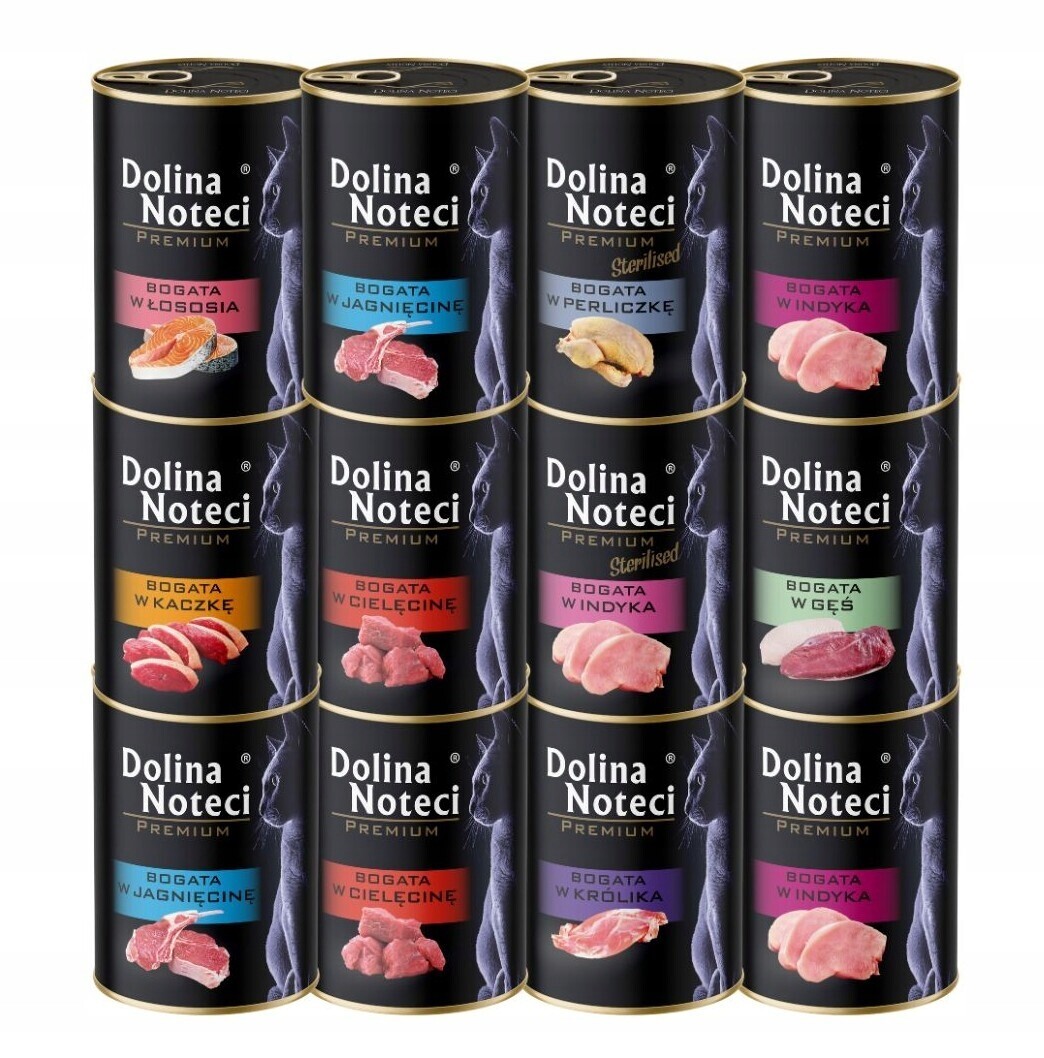 Dolina Noteci Premium Mokré krmivo pro kočky mix chutí 12x400 g