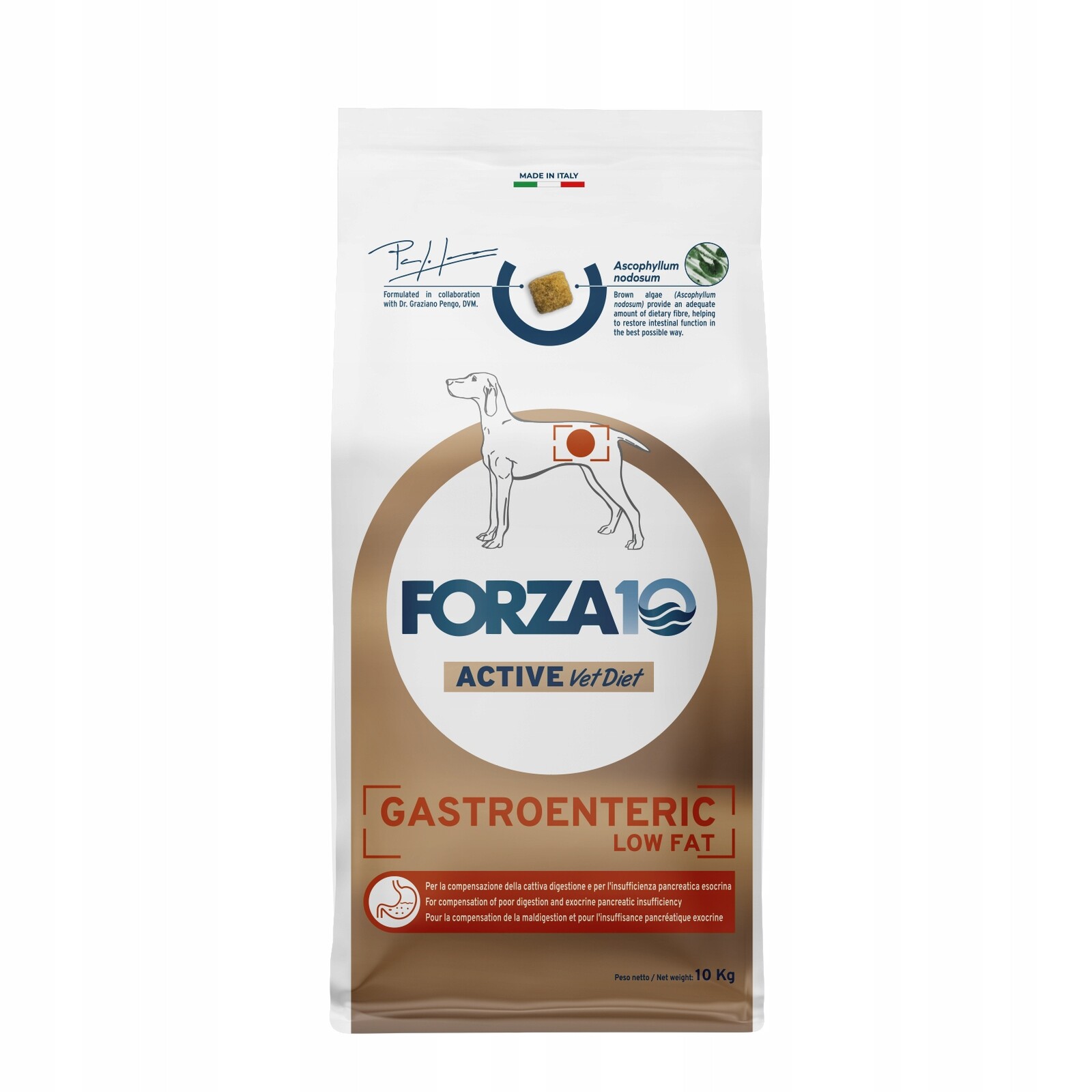Forza 10 Active Line - Gastroenteric Low Fat - 10 kg