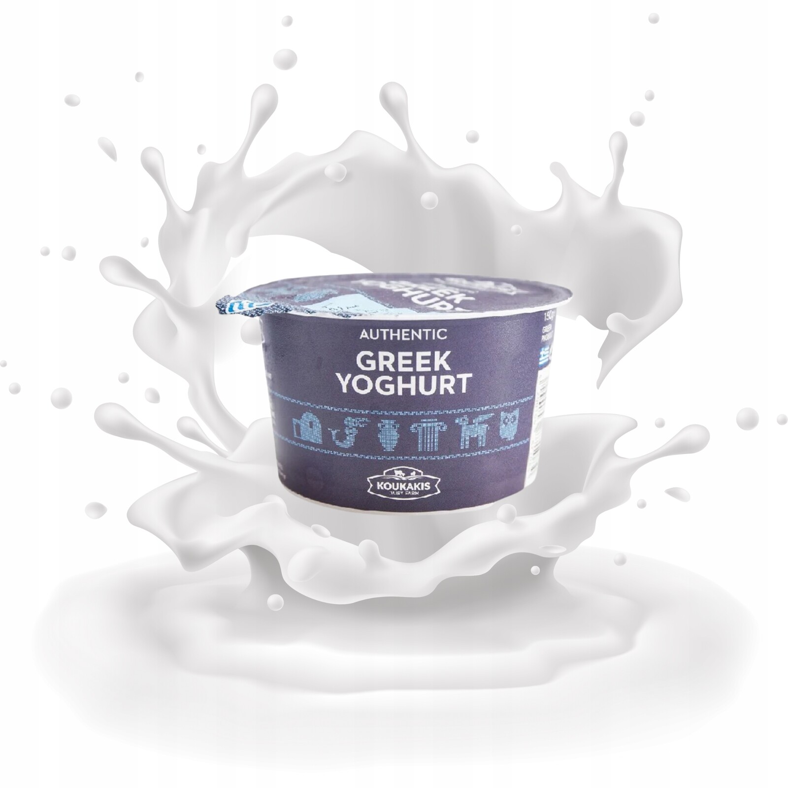 Řecký jogurt Koukakis originální 150g, sada 12 ks