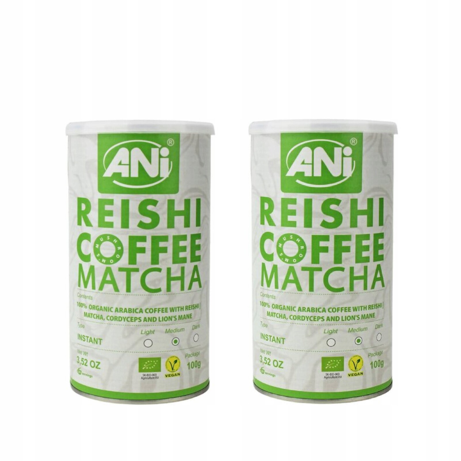 2x Káva „reishi Matcha“ Bio 100 g Ani