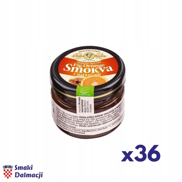 Sada marmelád z fíků a pomerančů Eko 36 x 30 g Dida Boža