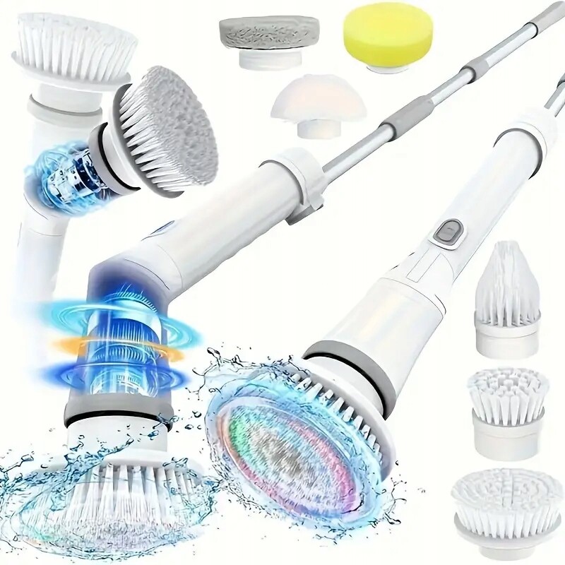 Turbomop 6V1 Bezdrátový Elektrický Rotační Kartáč Pro Úklid