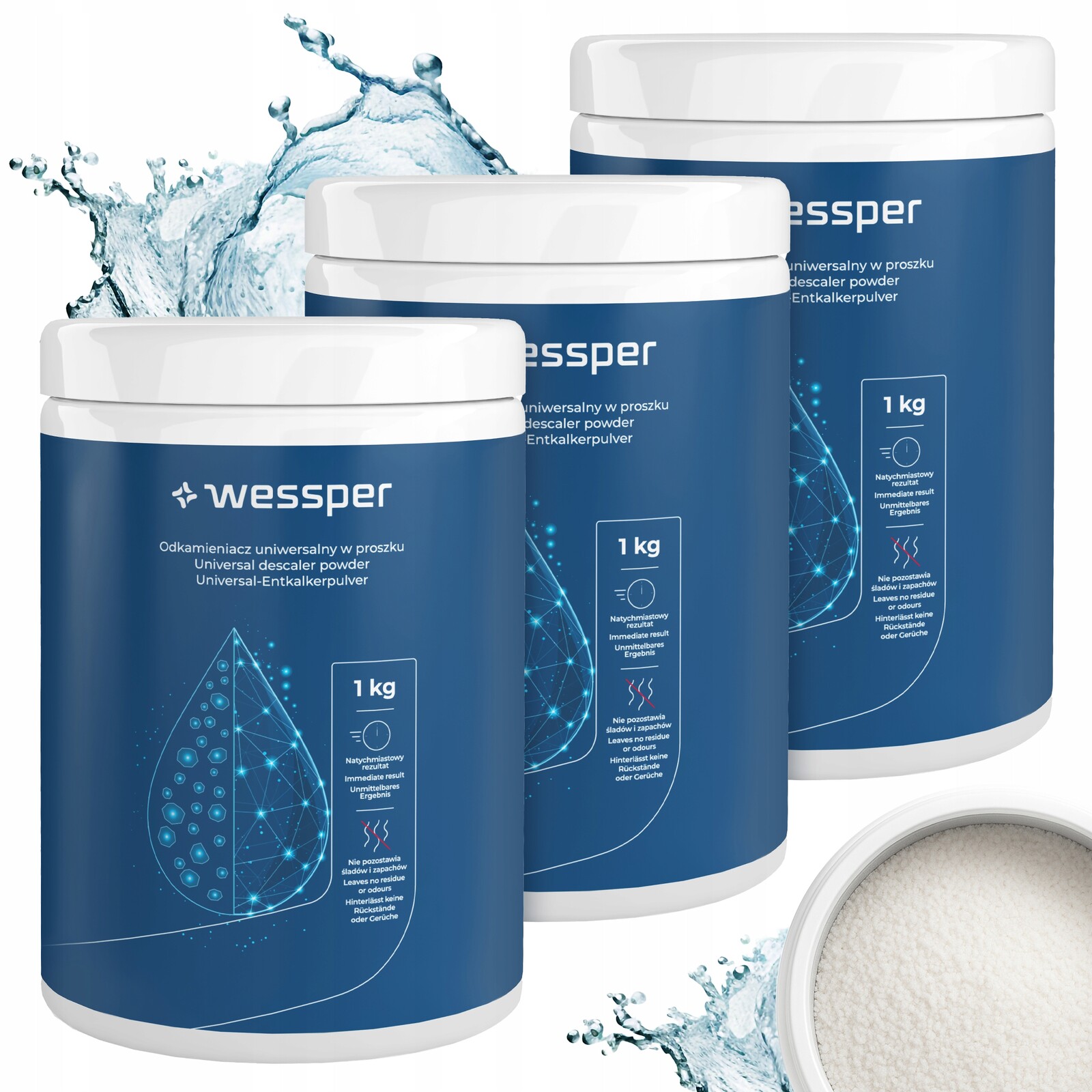 Wessper odvápňovač pro pračku a konvici – účinný odvápňovač v prášku