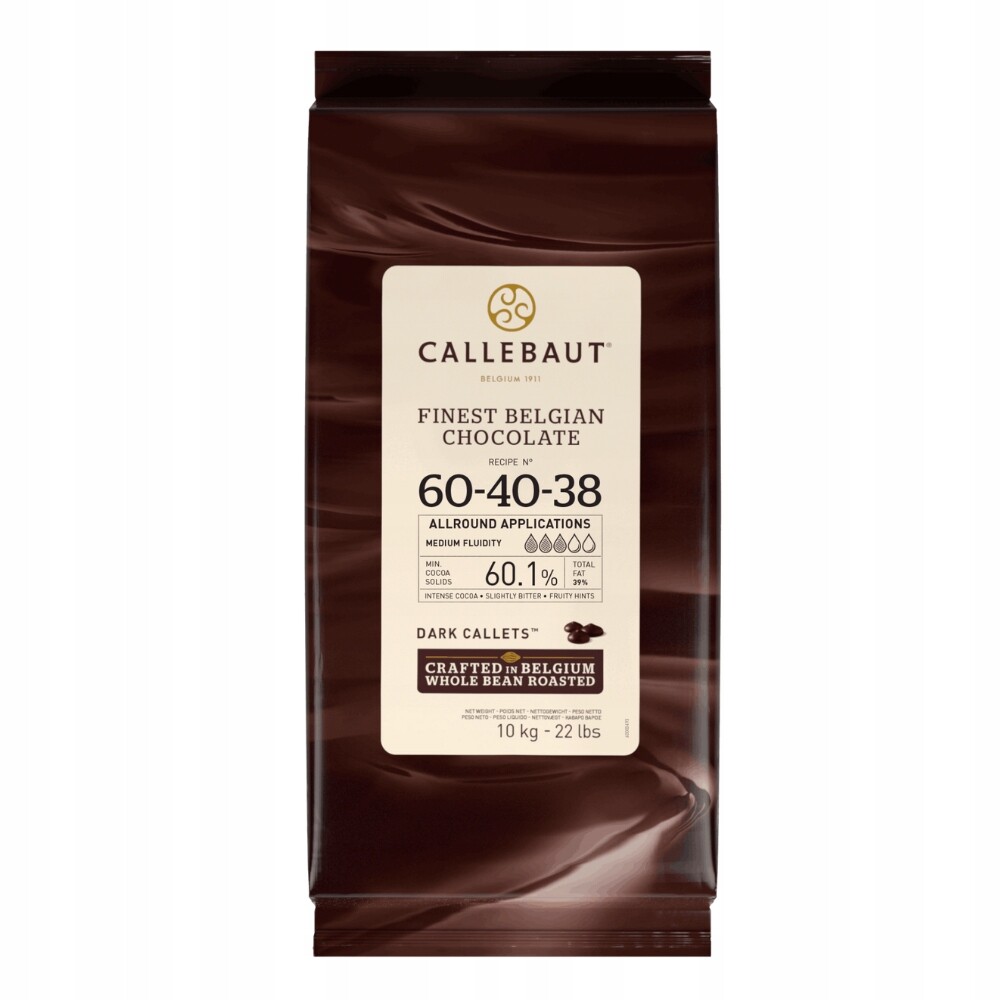 Callebaut tmavá čokoláda couverture Callets 10 kg