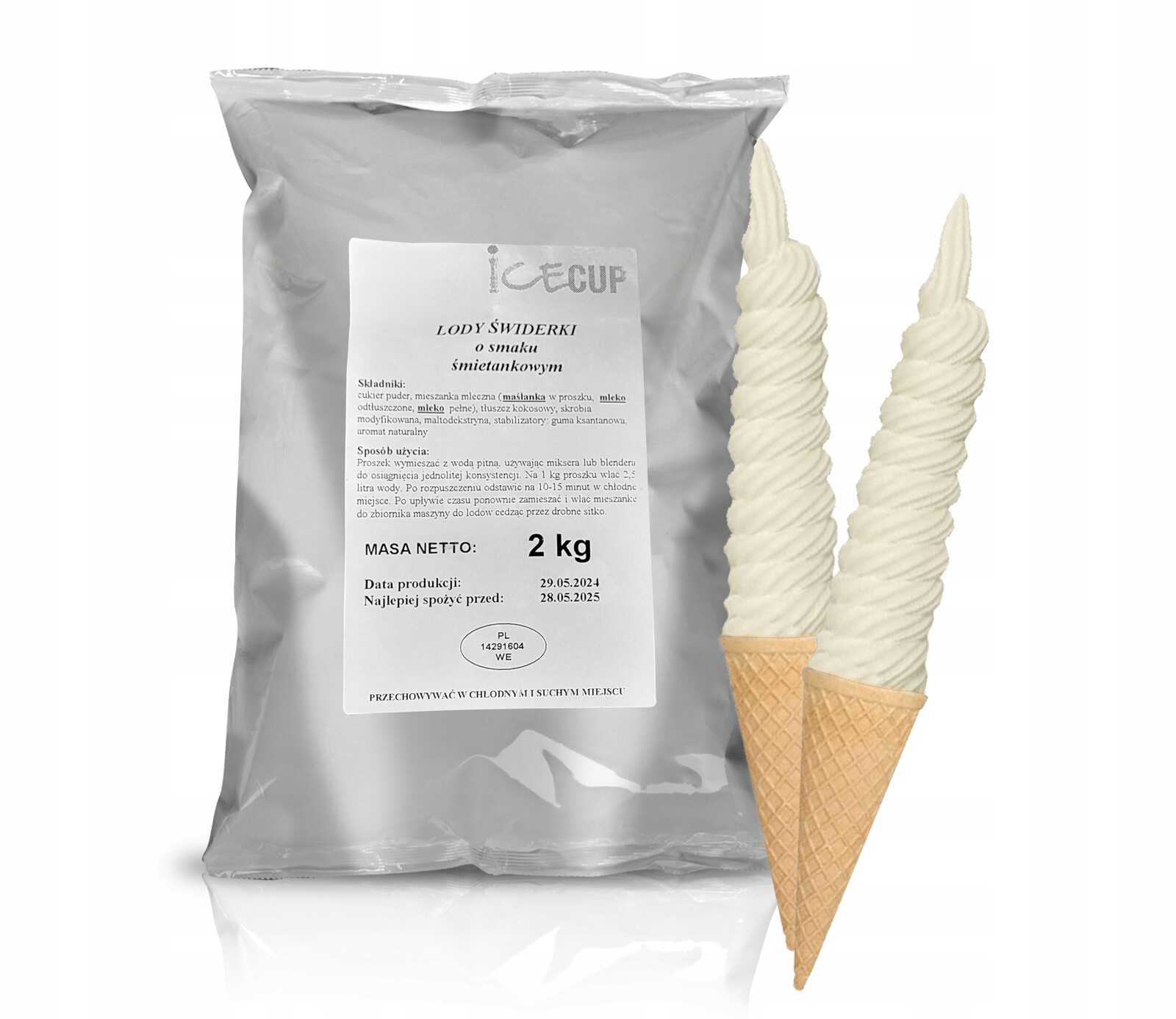 Smetanová zmrzlina v prášku 10 kg