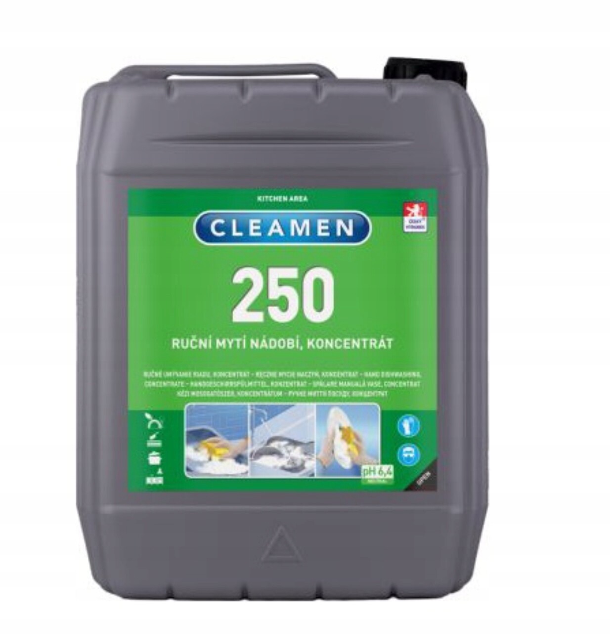 Cleamen 250, ruční mytí nádobí,koncentr., 5L