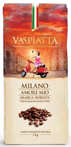 Káva Vaspiatta Milano Amore Mio zrnková 1 kg
