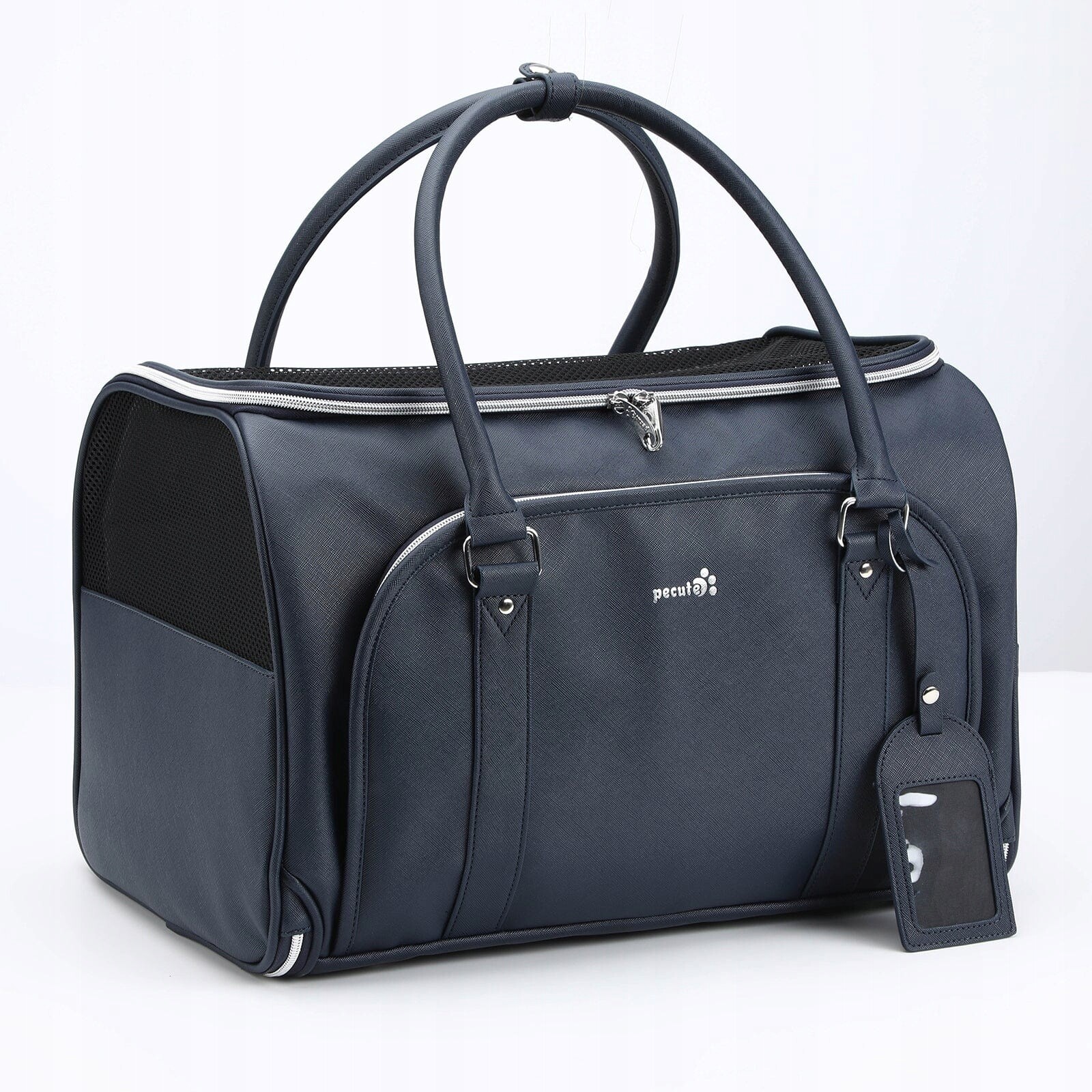 Pecute Přepravka pro zvířata Přepravní taška pro kočky 7 kg modrá