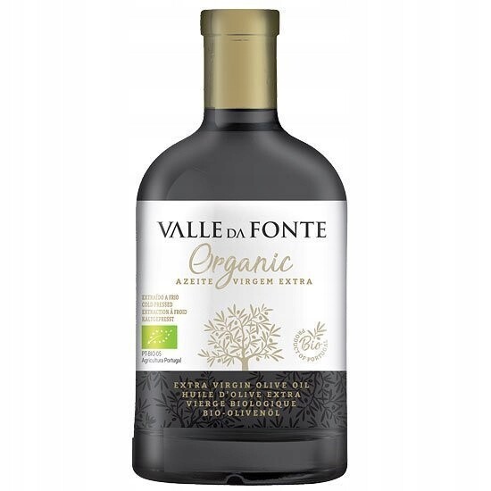 Olivový olej Organic Extra Virgin Valle da Fonte 500 ml