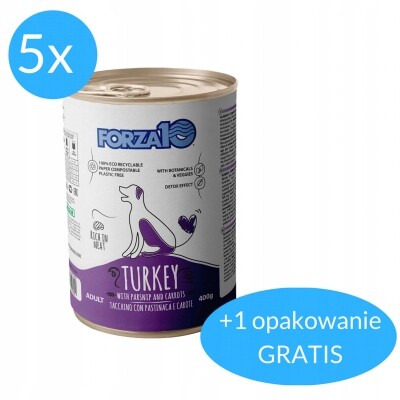 Forza10 Maintenance mokrá pro psa krůta 5x400 g 400 g Bonus