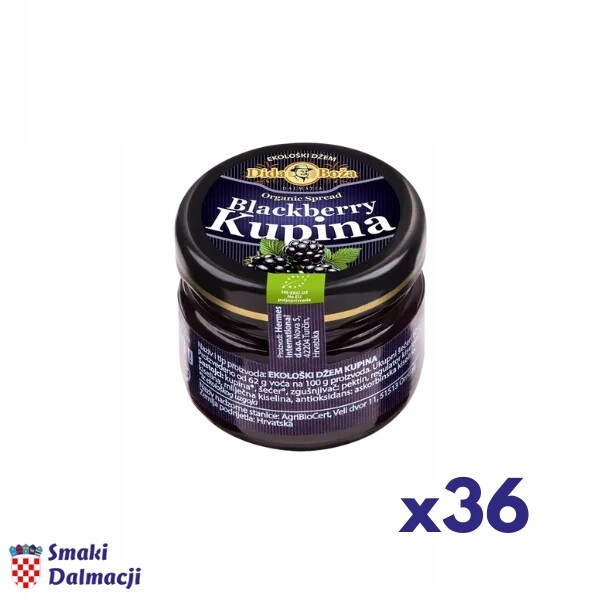 Sada marmelád z ostružiny (Kupina) Eko 36 x 30 g Dida Boža
