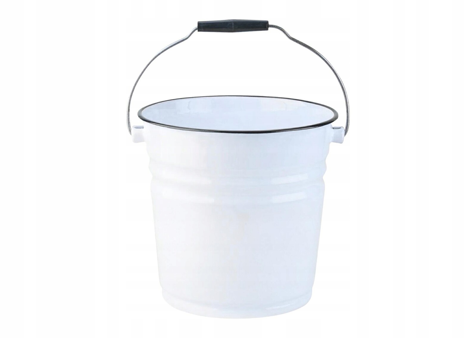 Igmar Emalia smaltovaný kbelík 26 cm 12 l, hospodářská bílá barva