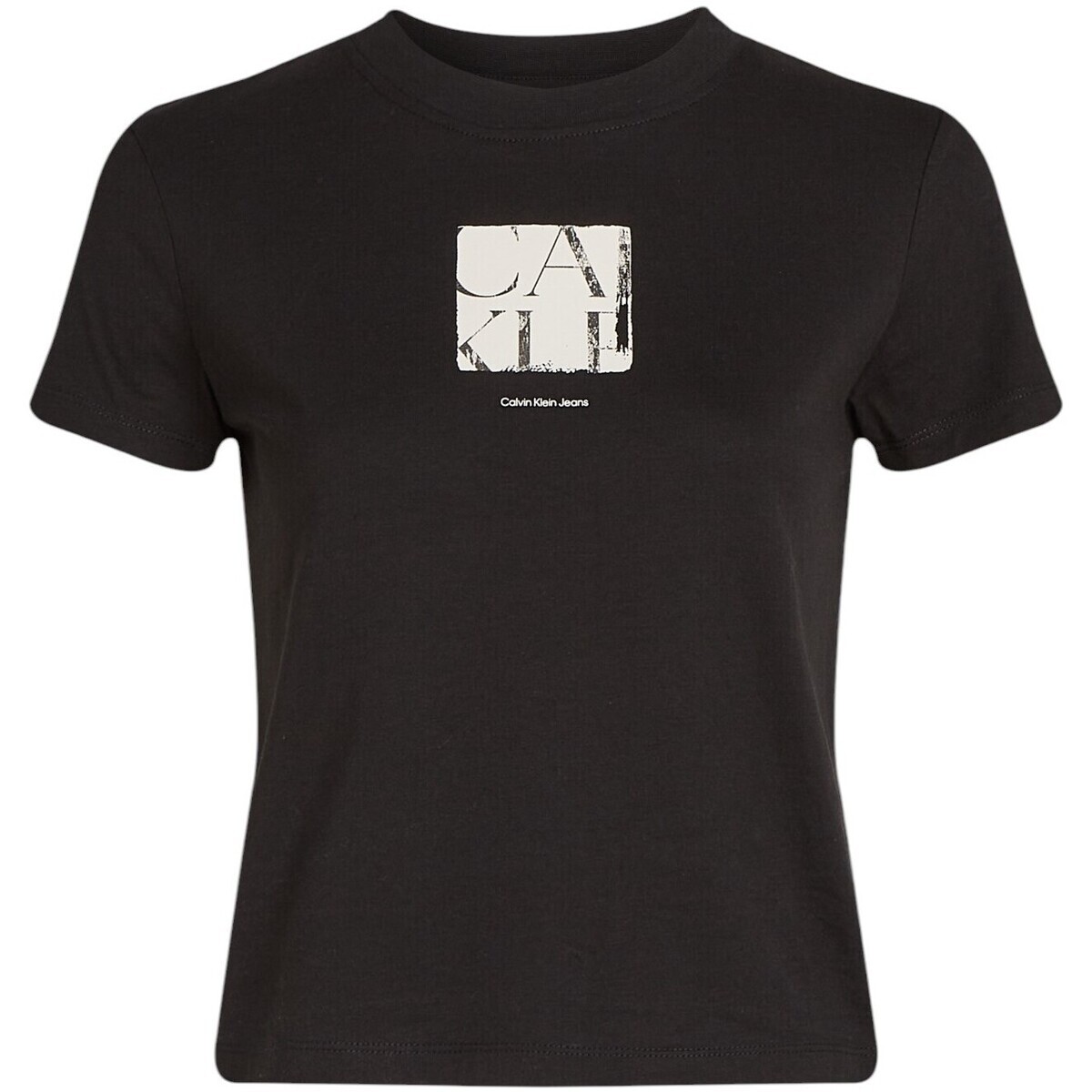 Calvin Klein Jeans  FRONT PHOTO GRAPHIC J20J225260  Černá