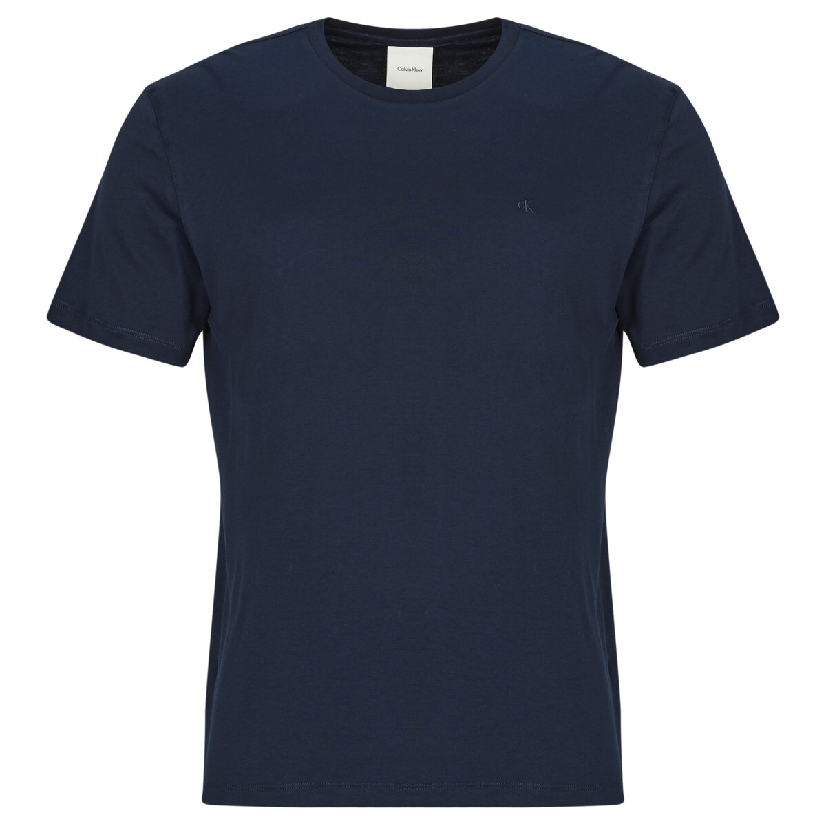 Calvin Klein Jeans  SS SUPIMA CHEST EMB CREWNECK TEE  Tmavě modrá