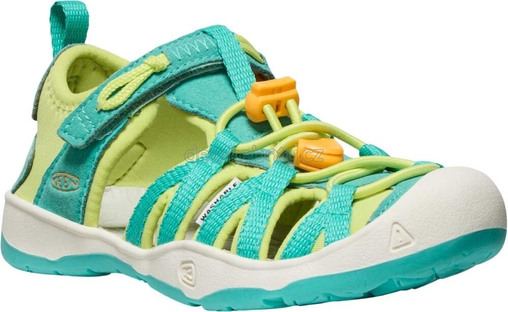 Dětské sandály Keen Moxie sandal children bright aqua/bright marigold Velikost: 24