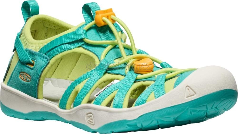 Dětské sandály Keen Moxie sandal youth bright aqua/bright marigold Velikost: 32-33