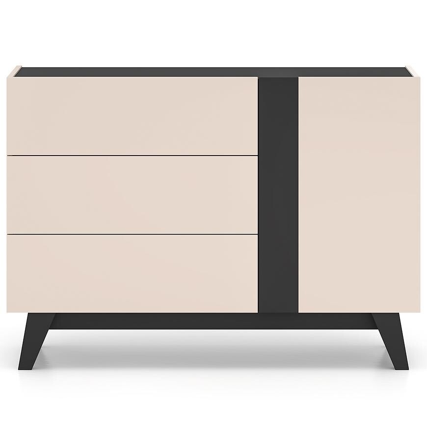 Komoda Freshion 04 kašmír/černá