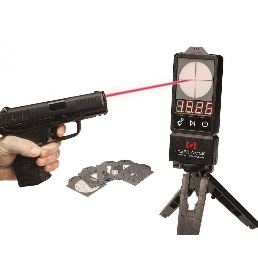 Set LaserPET II elektronický terč+9 mm Luger SureStrike IR - černý