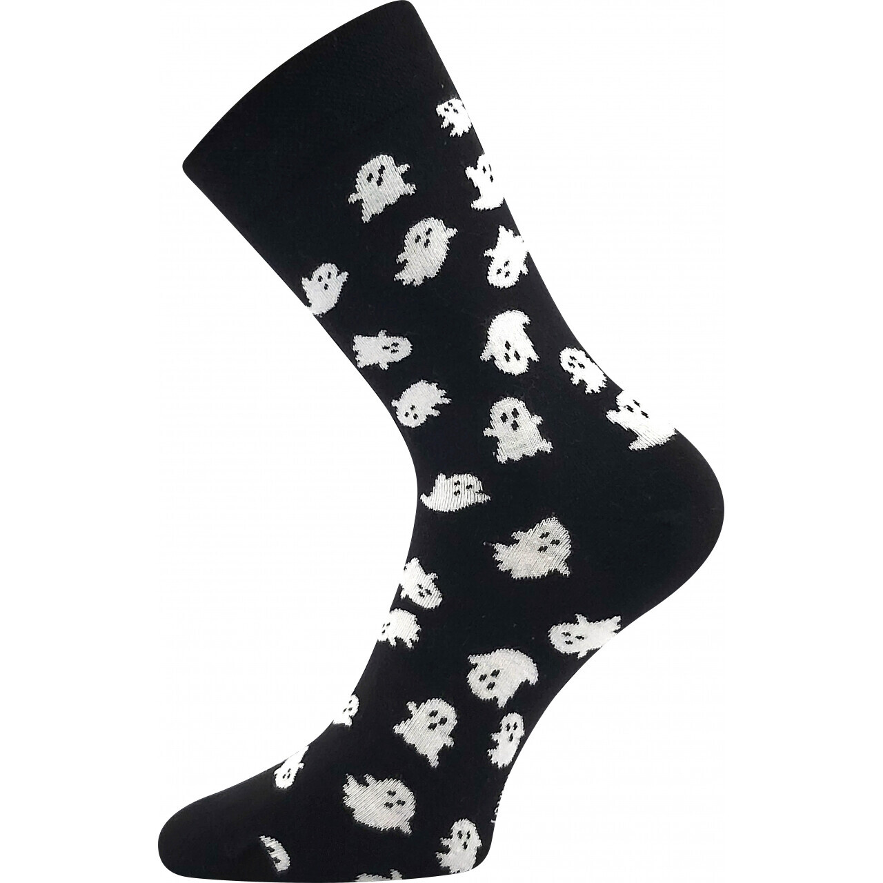 Ponožky obrázkové Lonka Devive Duchové - černé, 35-38