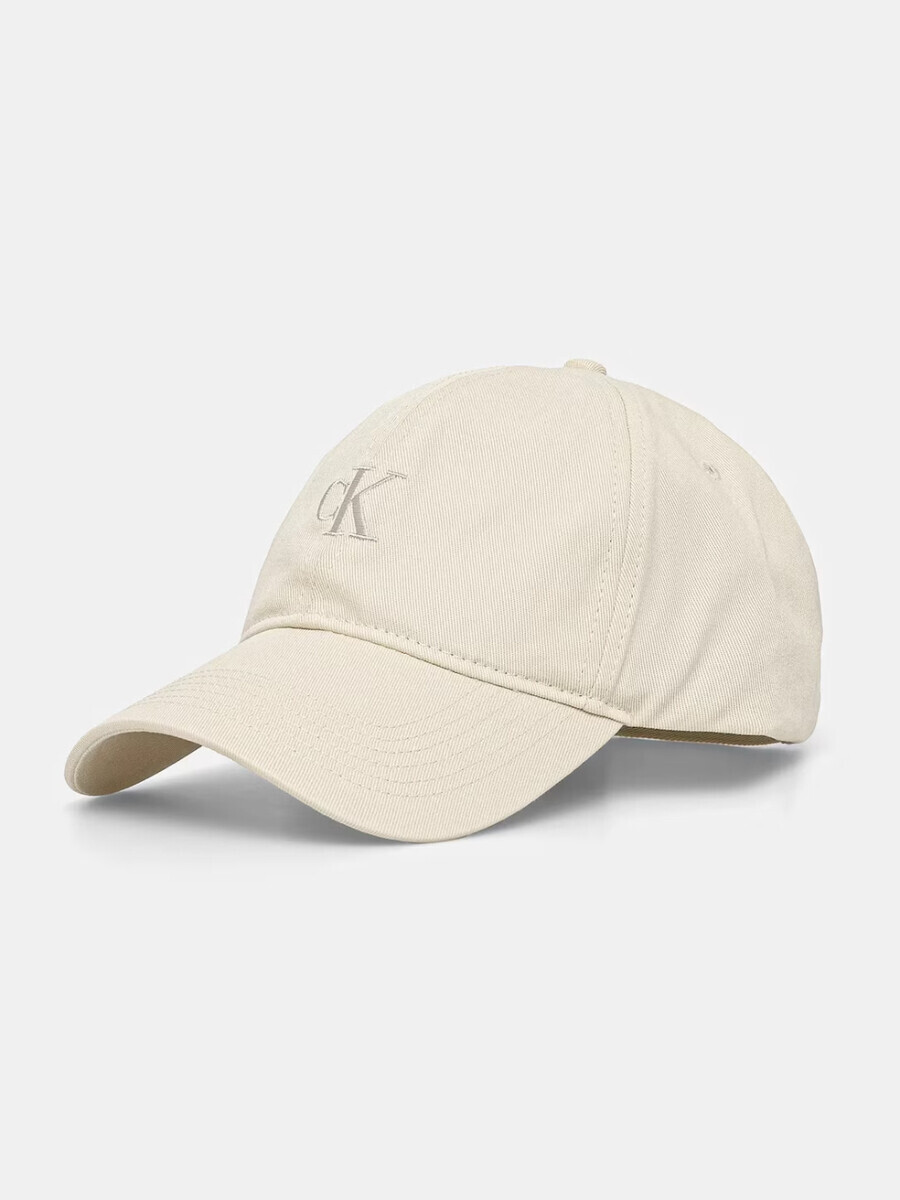 Calvin Klein pánská krémová kšiltovka - OS (PVZ)