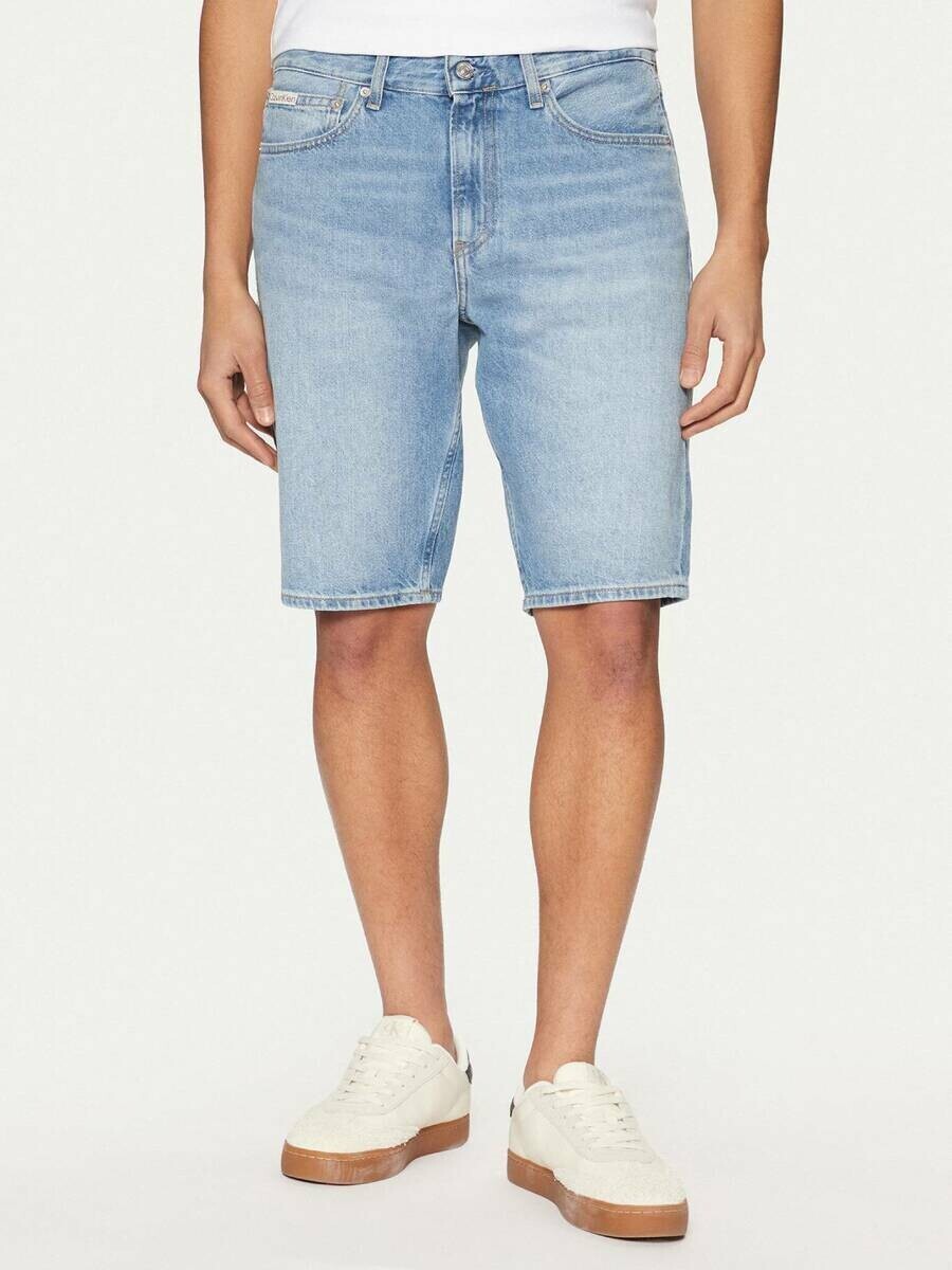 Calvin Klein pánské světle modré džínové šortky - 30/NI (1A4)