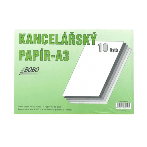 Bobo Kancelářský papír - A3 - 10 listů - 22585