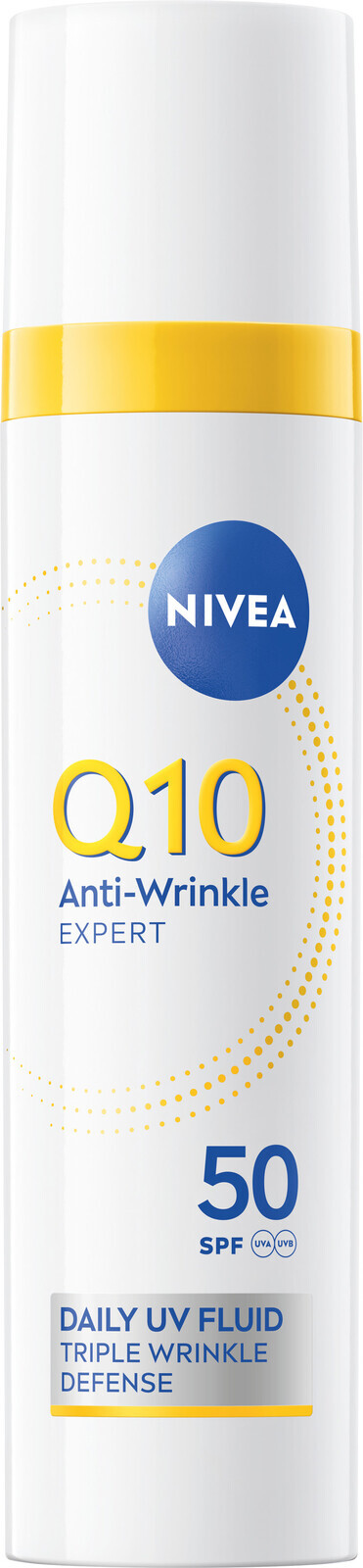 Nivea Denní pleťový fluid SPF 50 Q10 Anti-Wrinkle Expert (Daily UV Fluid) 40 ml