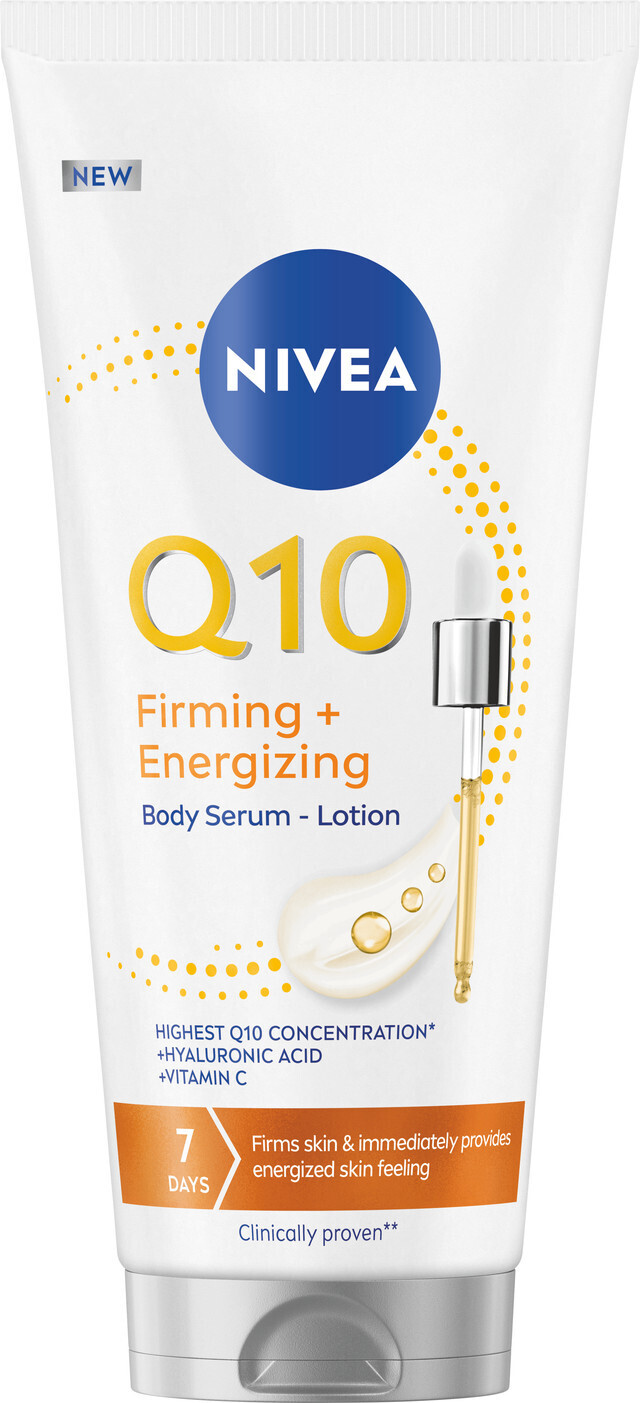 Nivea Zpevňující energizující tělové sérum Q10 (Firming and Energizing Body Serum-Lotion) 200 ml