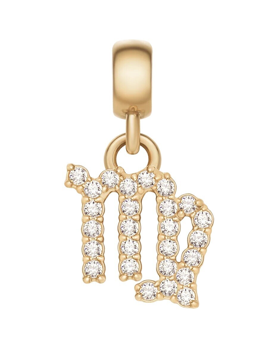 Daniel Wellington Pozlacený přívěsek s krystaly Panna Crystal Zodiac DW00400760