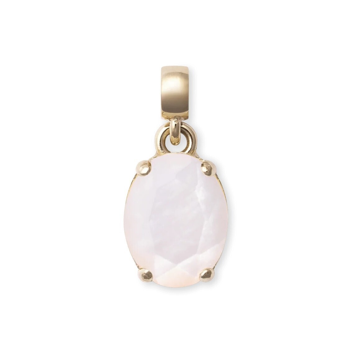 Daniel Wellington Půvabný pozlacený přívěsek s perletí Mother of Pearl DW00401461