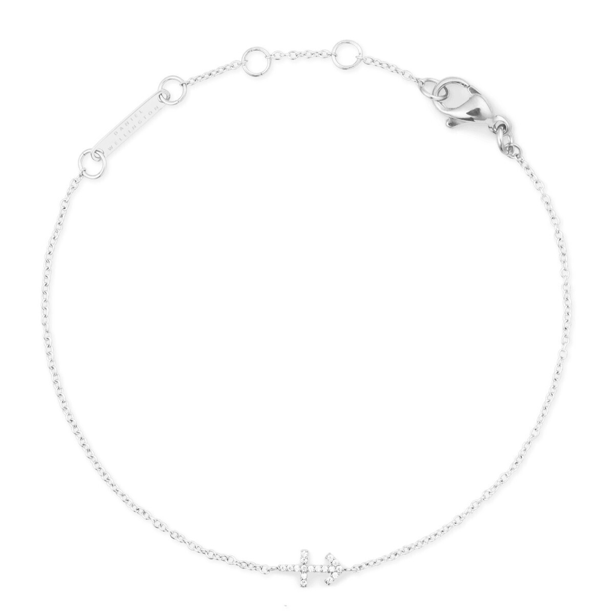 Daniel Wellington Ocelový řetízkový náramek znamení Střelec Crystal Zodiac DW00400939