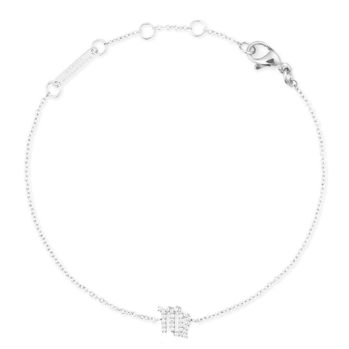 Daniel Wellington Ocelový řetízkový náramek znamení Panna Crystal Zodiac DW00400936