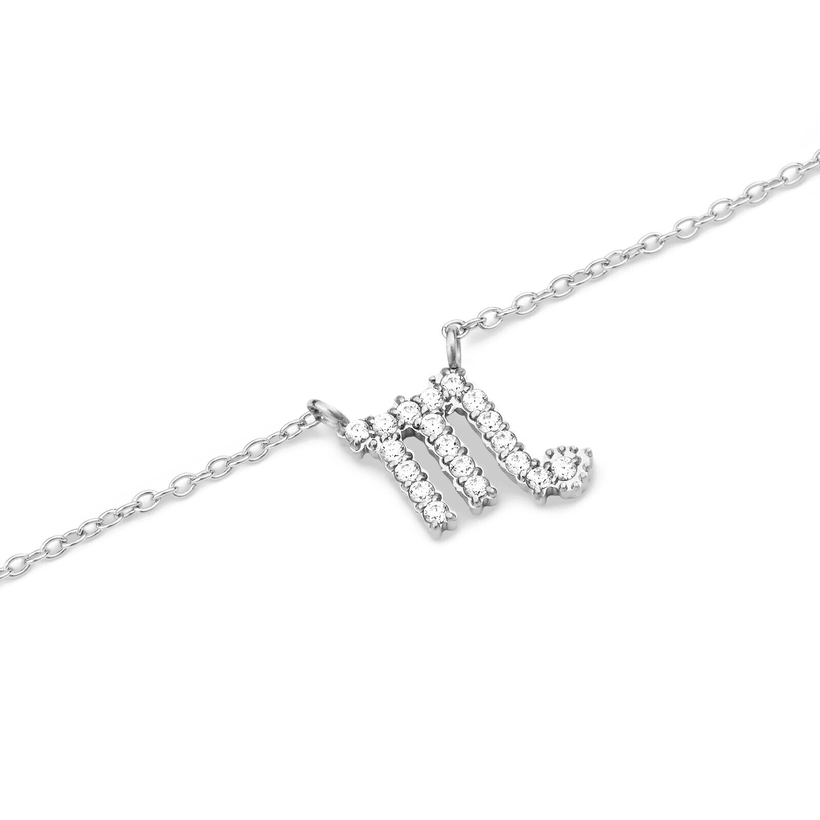 Daniel Wellington Nestárnoucí ocelový náhrdelník znamení Štír Crystal Zodiac DW00400950