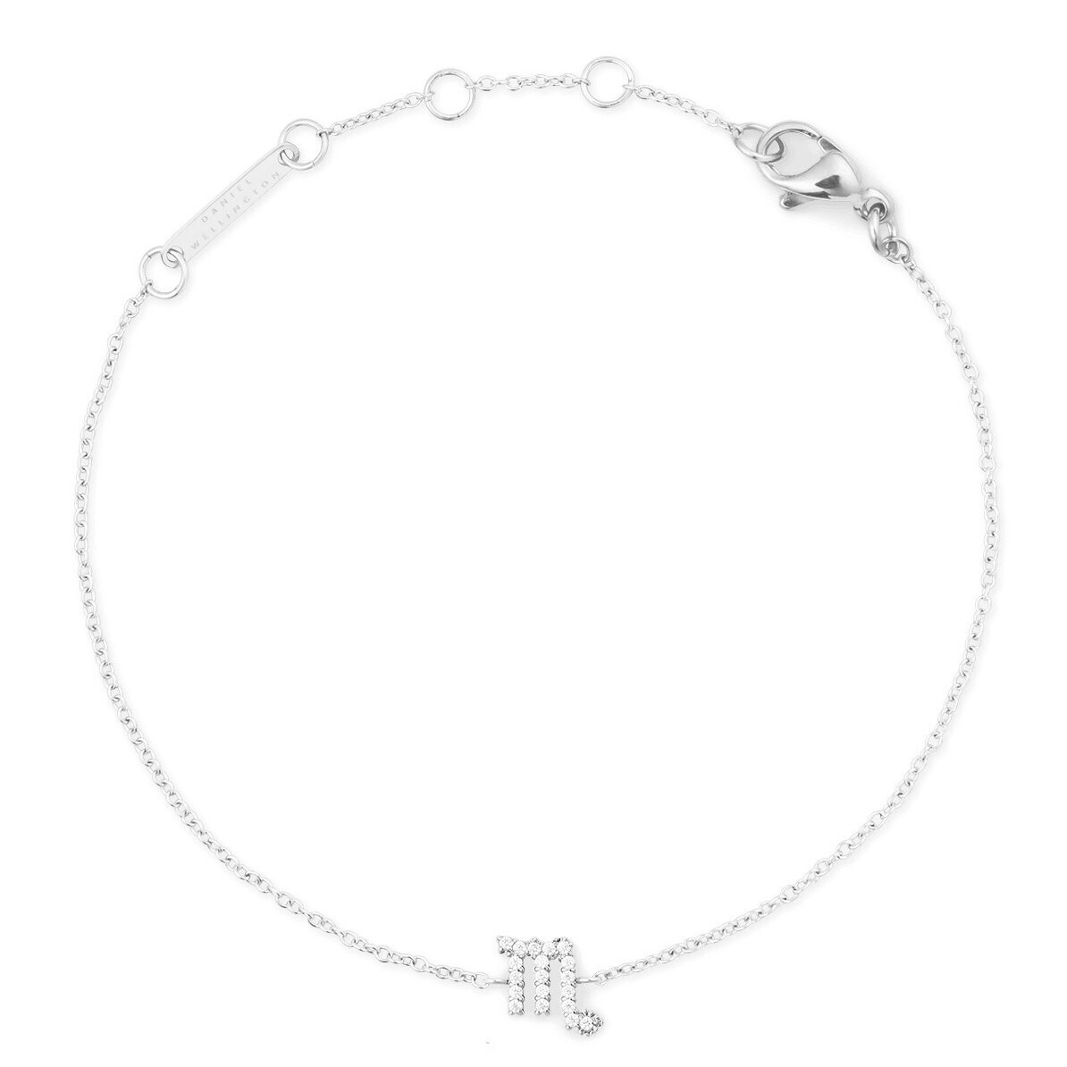 Daniel Wellington Ocelový řetízkový náramek znamení Štír Crystal Zodiac DW00400938