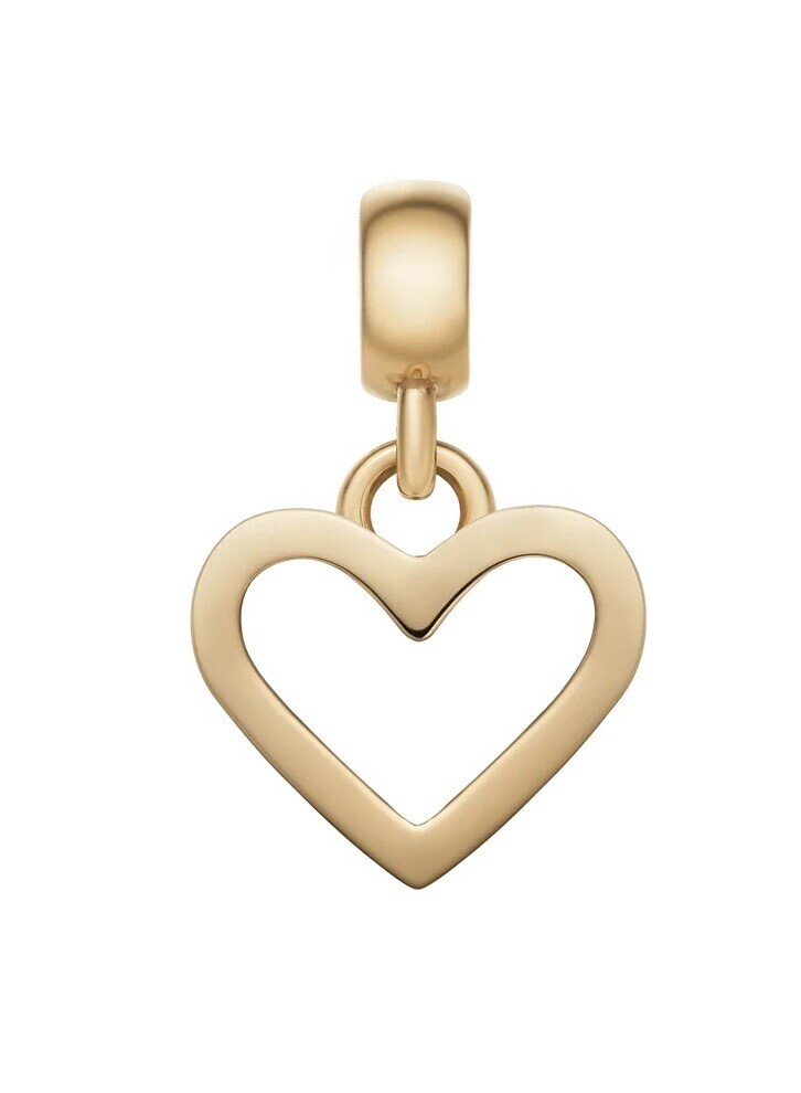 Daniel Wellington Srdíčkový přívěsek z pozlacené oceli Charms DW00400433