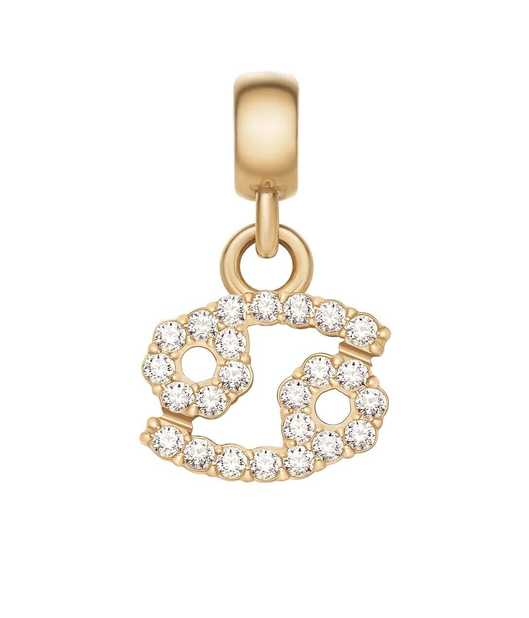 Daniel Wellington Pozlacený přívěsek s krystaly Rak Crystal Zodiac DW00400757