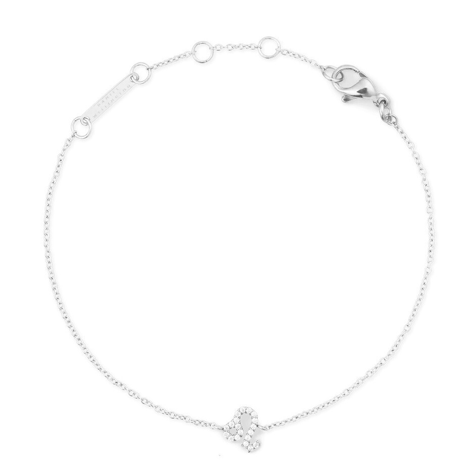 Daniel Wellington Ocelový řetízkový náramek znamení Lev Crystal Zodiac DW00400935