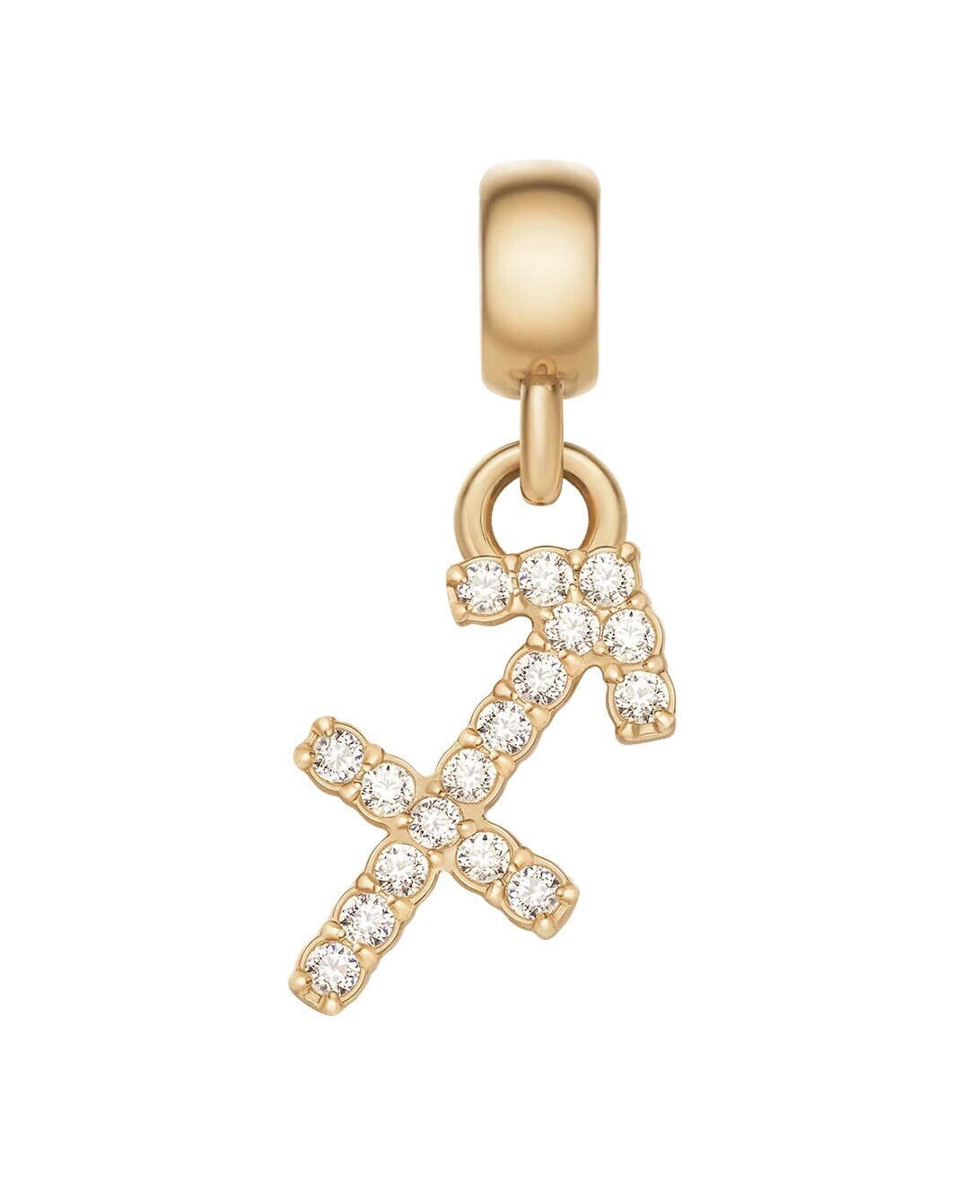 Daniel Wellington Pozlacený přívěsek s krystaly Střelec Crystal Zodiac DW00400765