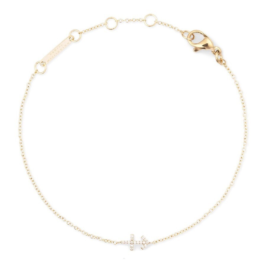 Daniel Wellington Pozlacený řetízkový náramek znamení Střelec Crystal Zodiac DW00400915