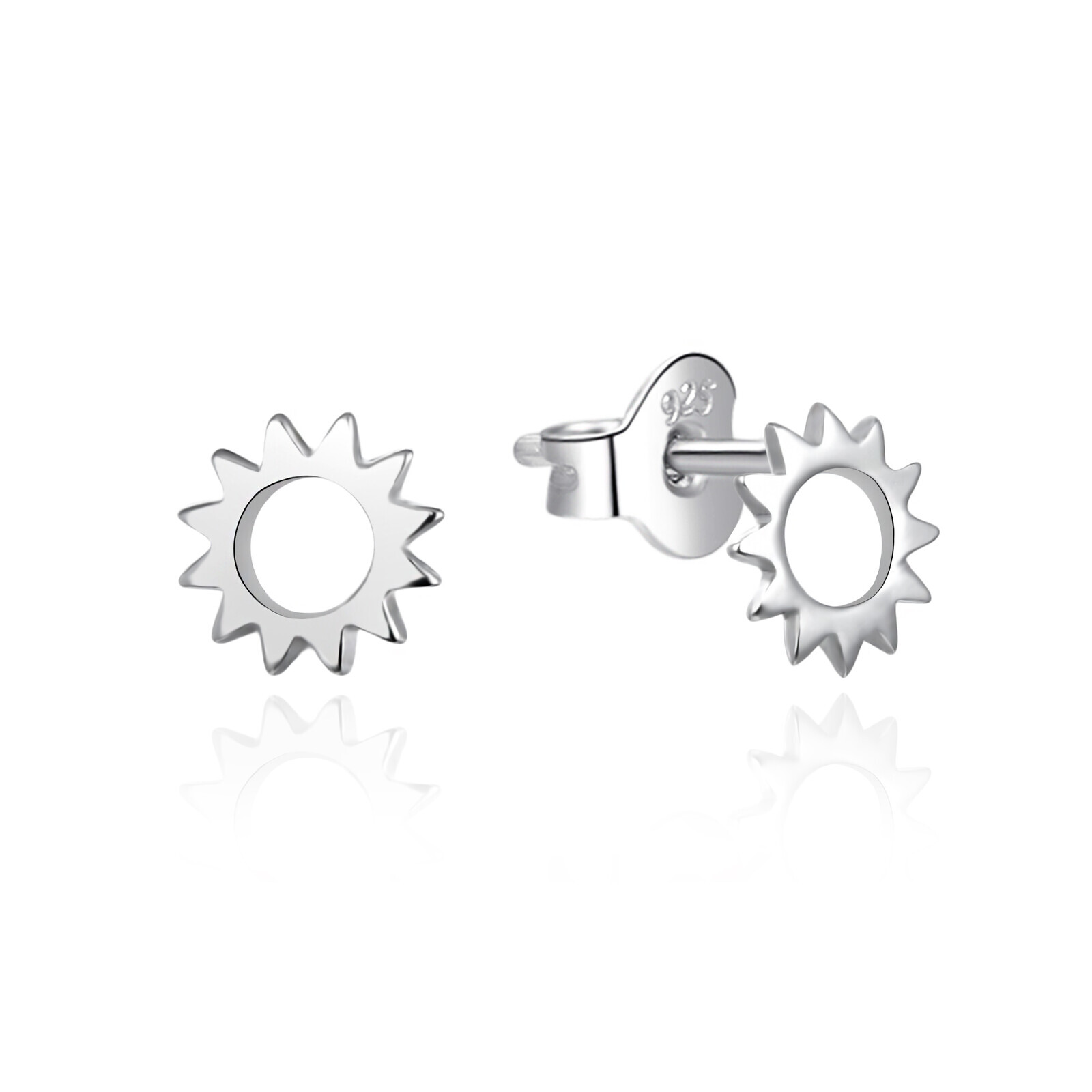 Agato Jemné stříbrné náušnice Sluníčko AGT-E186P