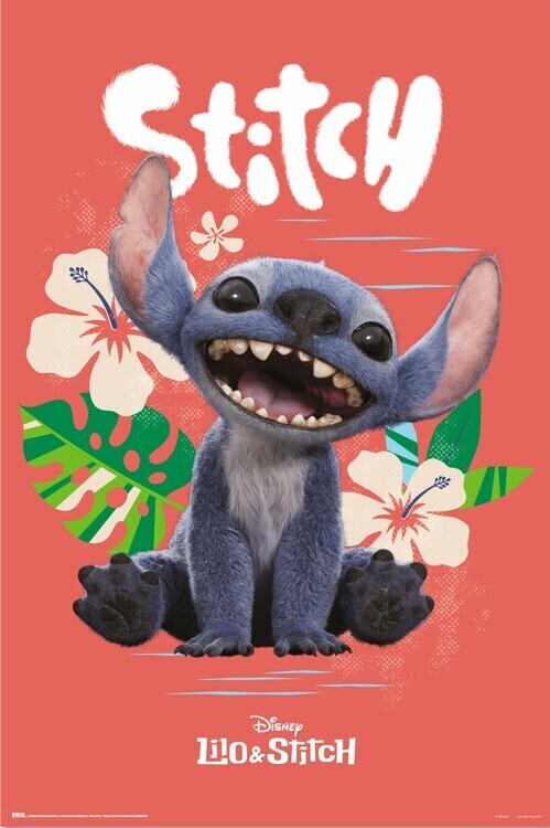GRUPO ERIK Plakát, Obraz - Lilo & Stitch - Stitch Live Action, 61 × 91.5 cm