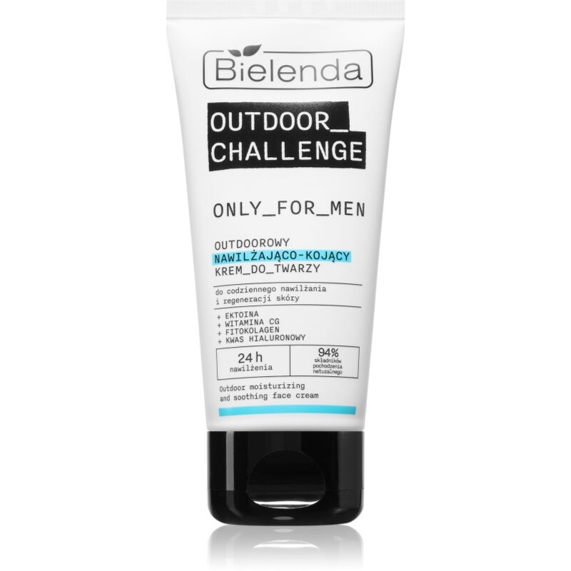 Bielenda Only For Men Outdoor Challenge zklidňující a hydratační krém pro muže 50 ml