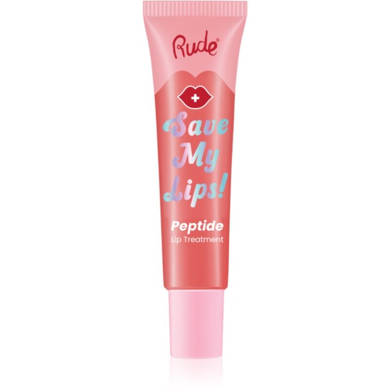Rude Cosmetics Save My Lips vyživující a hydratační balzám na rty s peptidy odstín Watermelon 15 ml