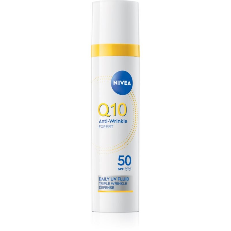 NIVEA Q10 Anti-Wrinkle ultra lehký fluid SPF 50 40 ml