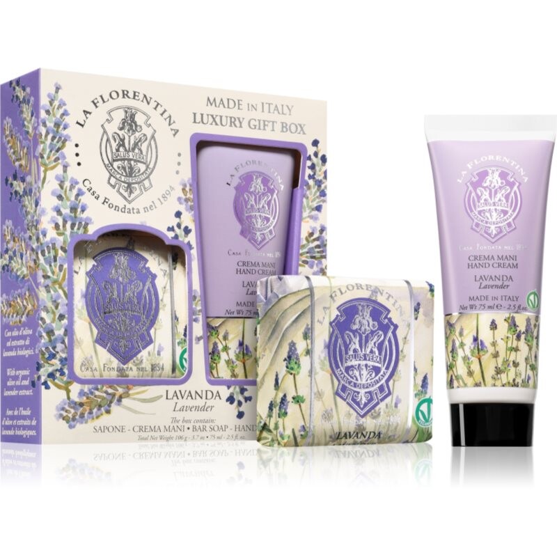 La Florentina Lavender Soap and Hand Cream dárková sada