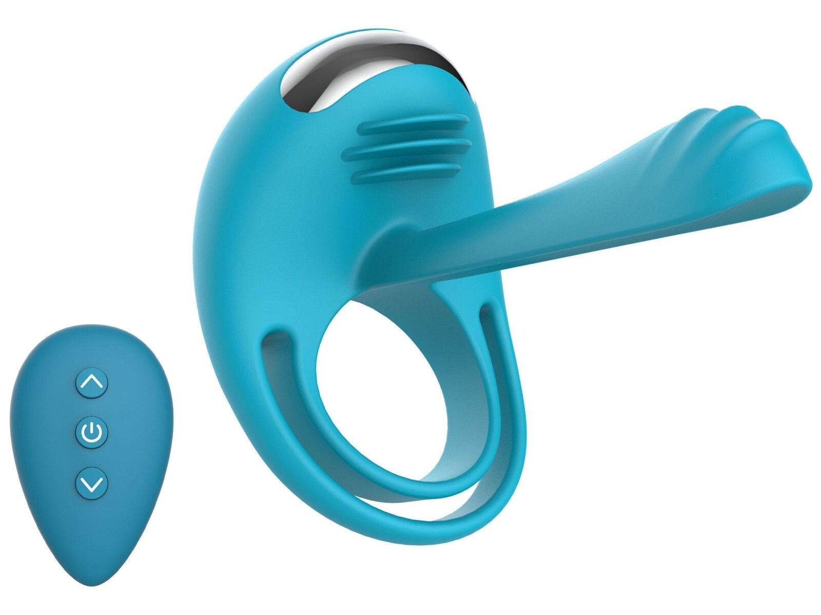 ToyJoy Párový vibrátor s kroužkem na penis (+ dálkový ovladač) Passionate Joy Stick - TOYJOY