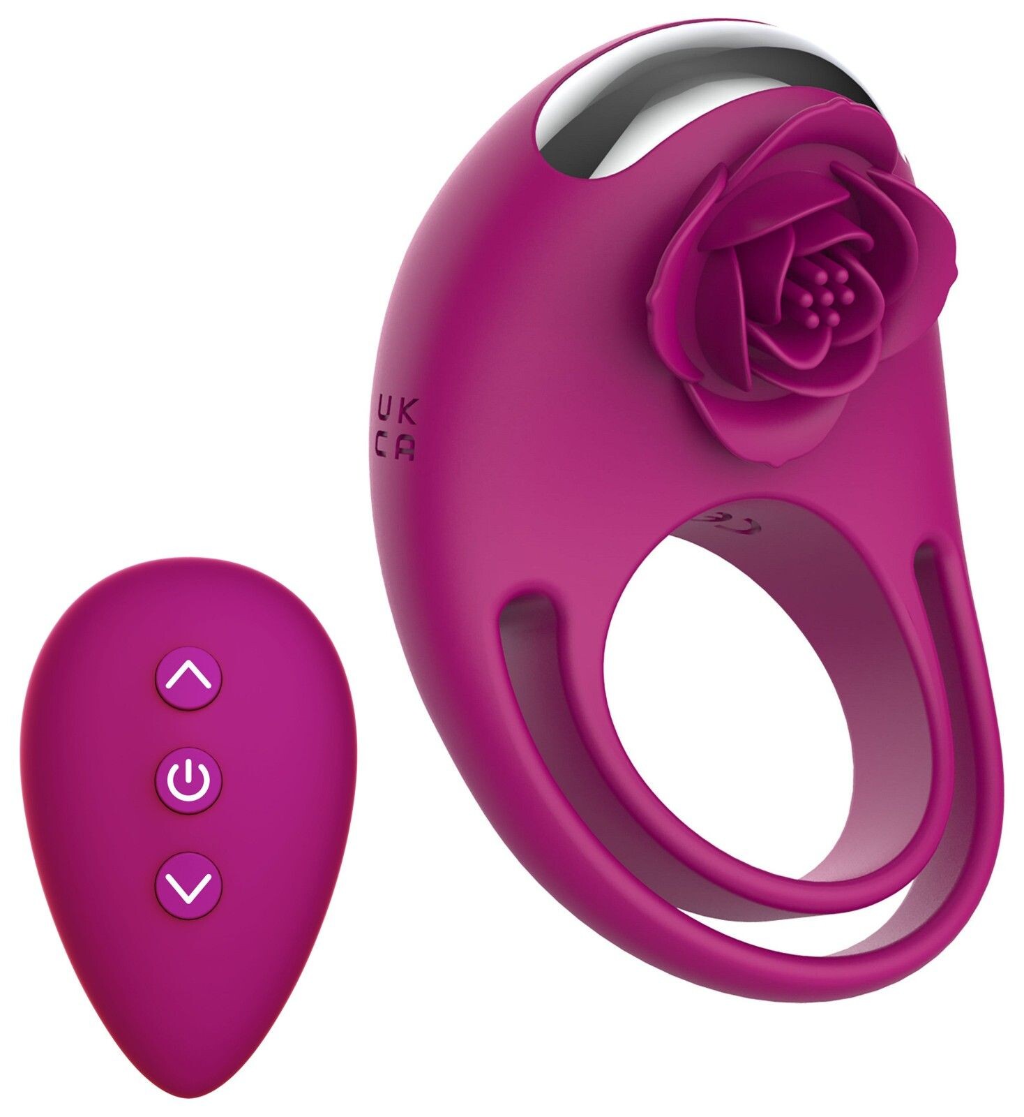 ToyJoy Dvojitý vibrační kroužek (+ dálkový ovladač) Put A Ring On It - TOYJOY