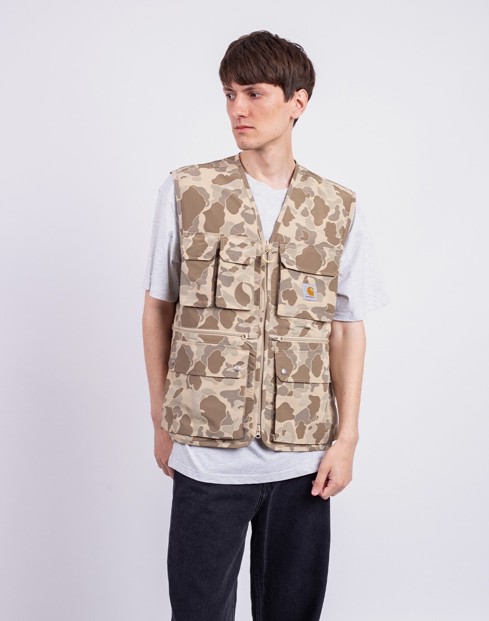 Carhartt WIP Irwin Vest Camo Duck, Desert M