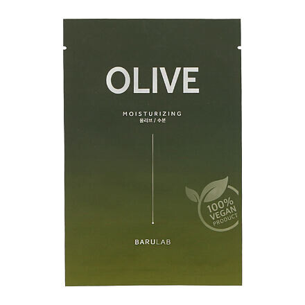 Barulab Olive Moisturizing Face Mask čistící pleťová maska 23 g unisex